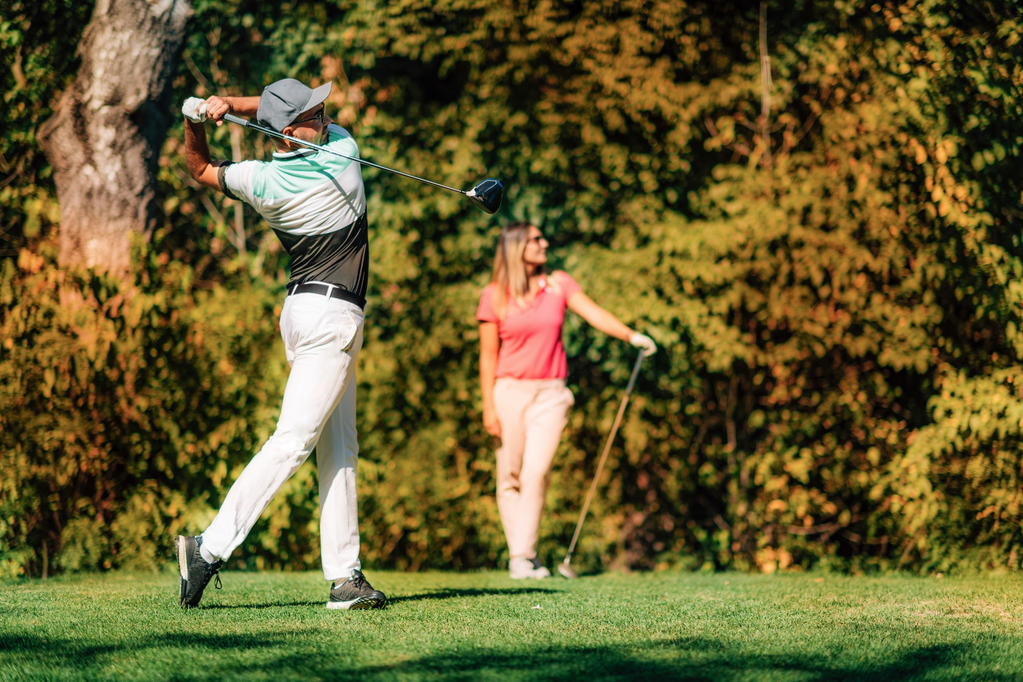 Is it considered a bad thing for a golfer to have sway (lateral movement) in their backswing?